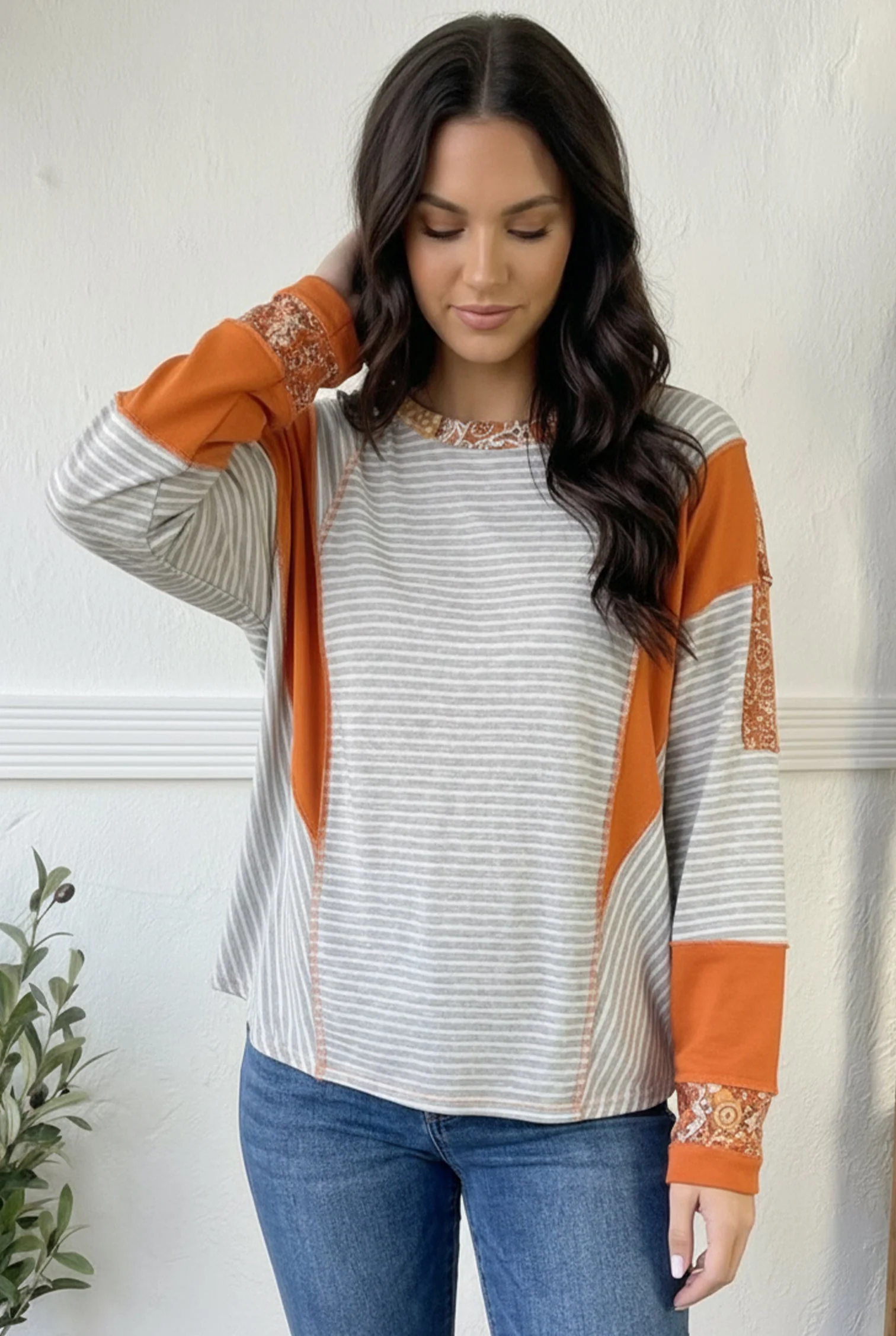 Boho Patchwork Daydream Raglan - Image 3