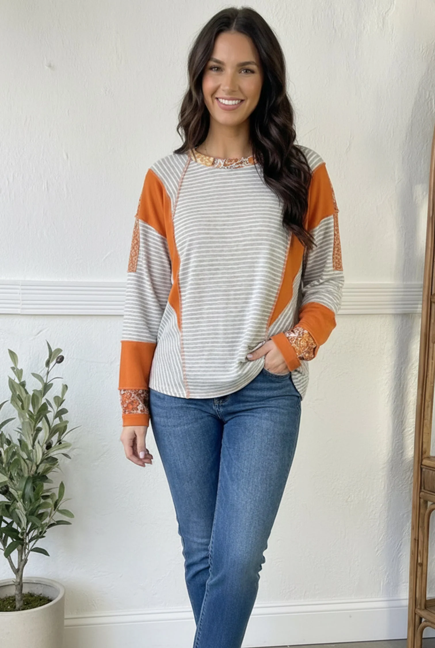 Boho Patchwork Daydream Raglan - Image 4