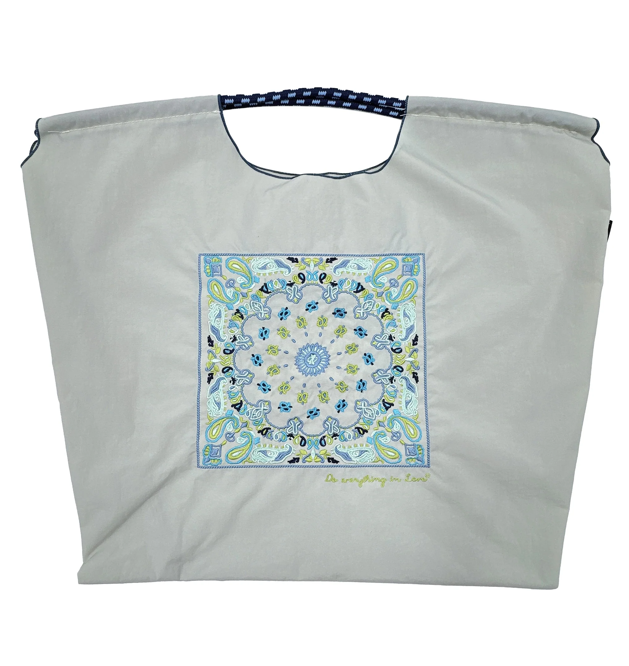 Paisley Pattern Rope Bag - Image 6