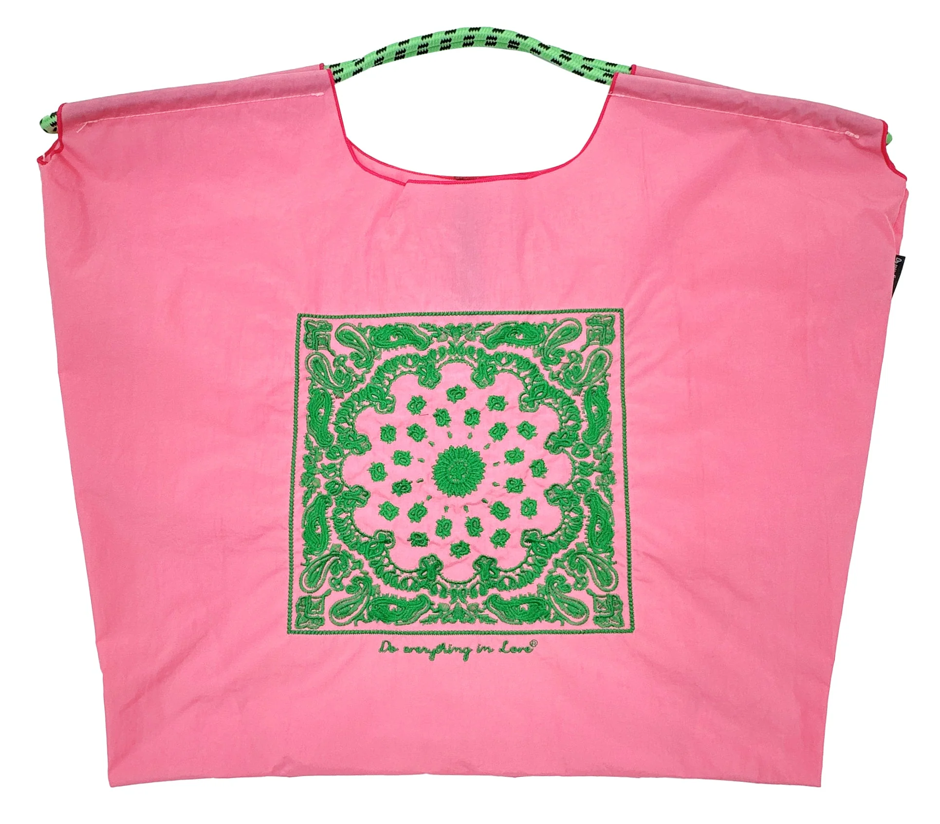 Paisley Pattern Rope Bag - Image 5