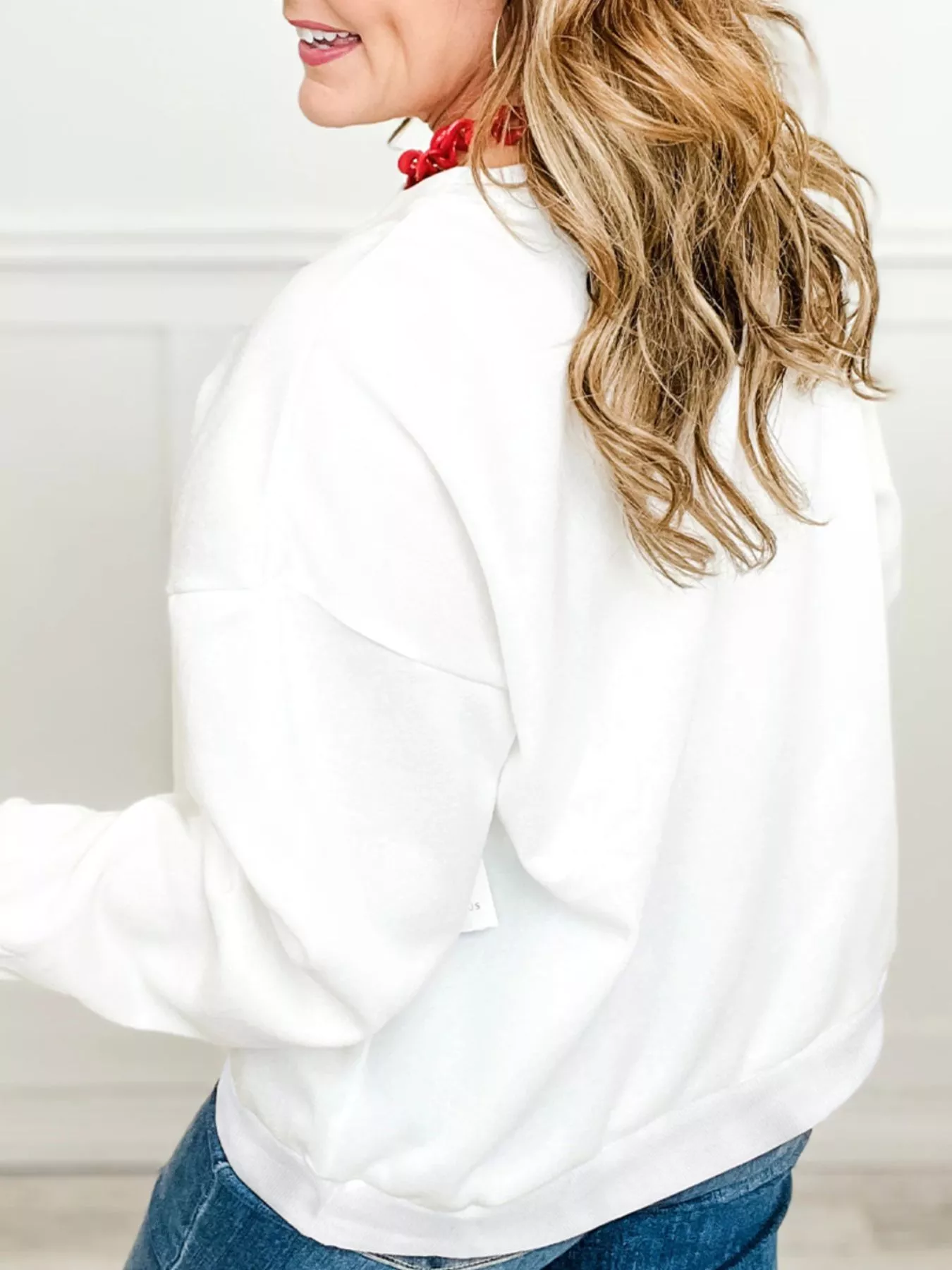 Plaid MERRY Christmas Vacation Sweatshirt - Image 2