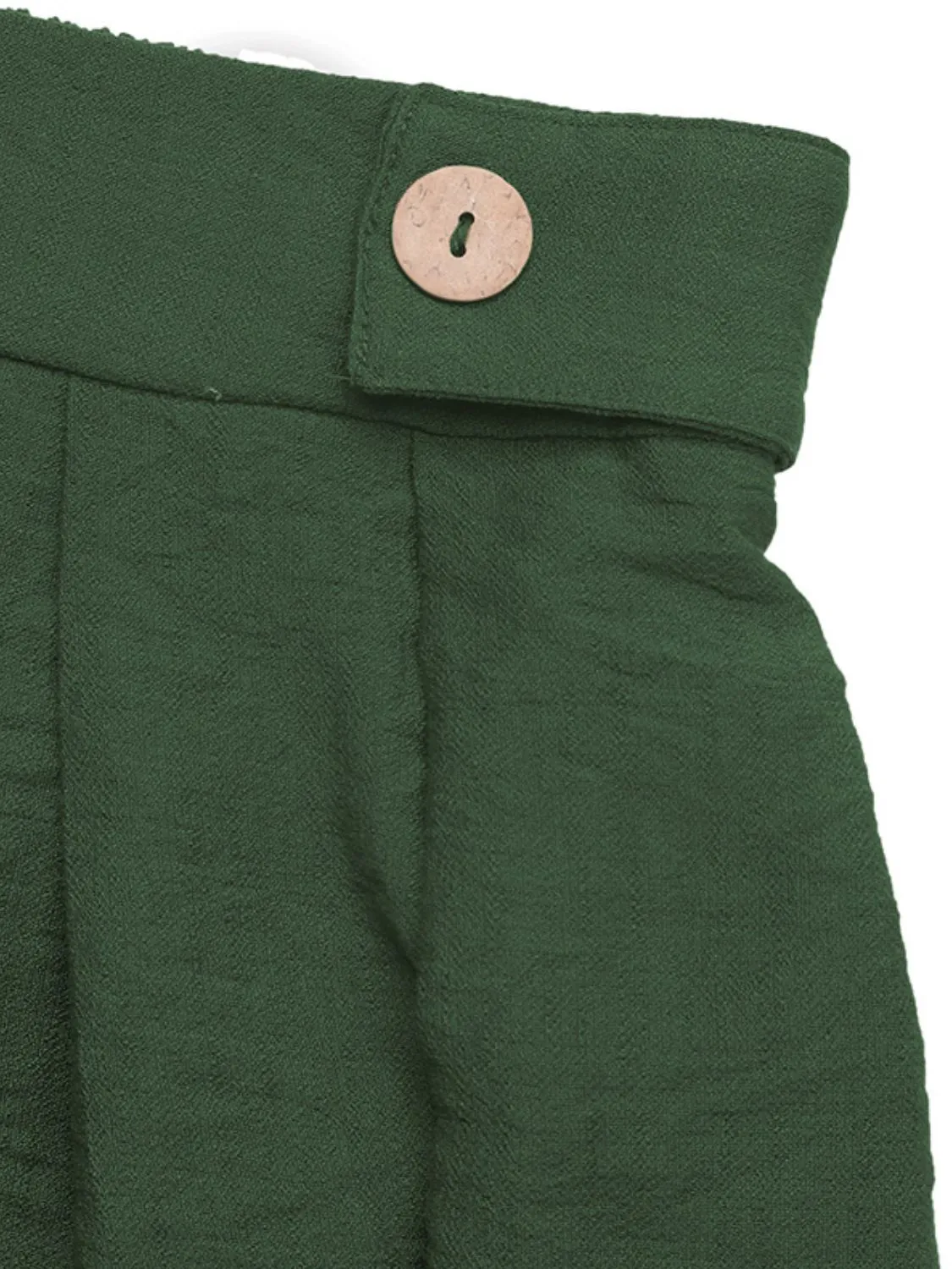 Pleated Detail Shorts with Pockets - Image 8