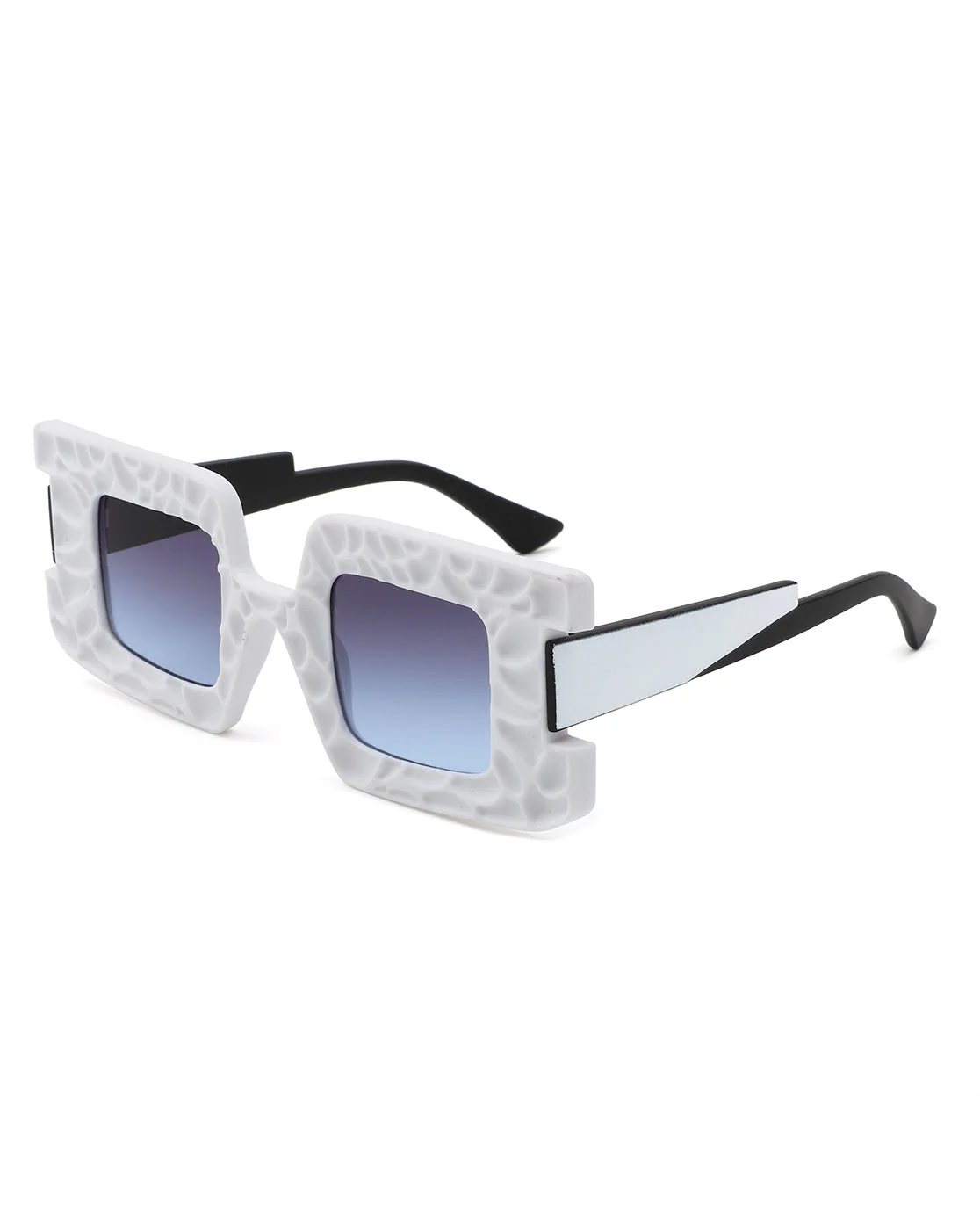 Pledge - Modern Chunky Geometric Square Fashion Sunglasses - Image 13