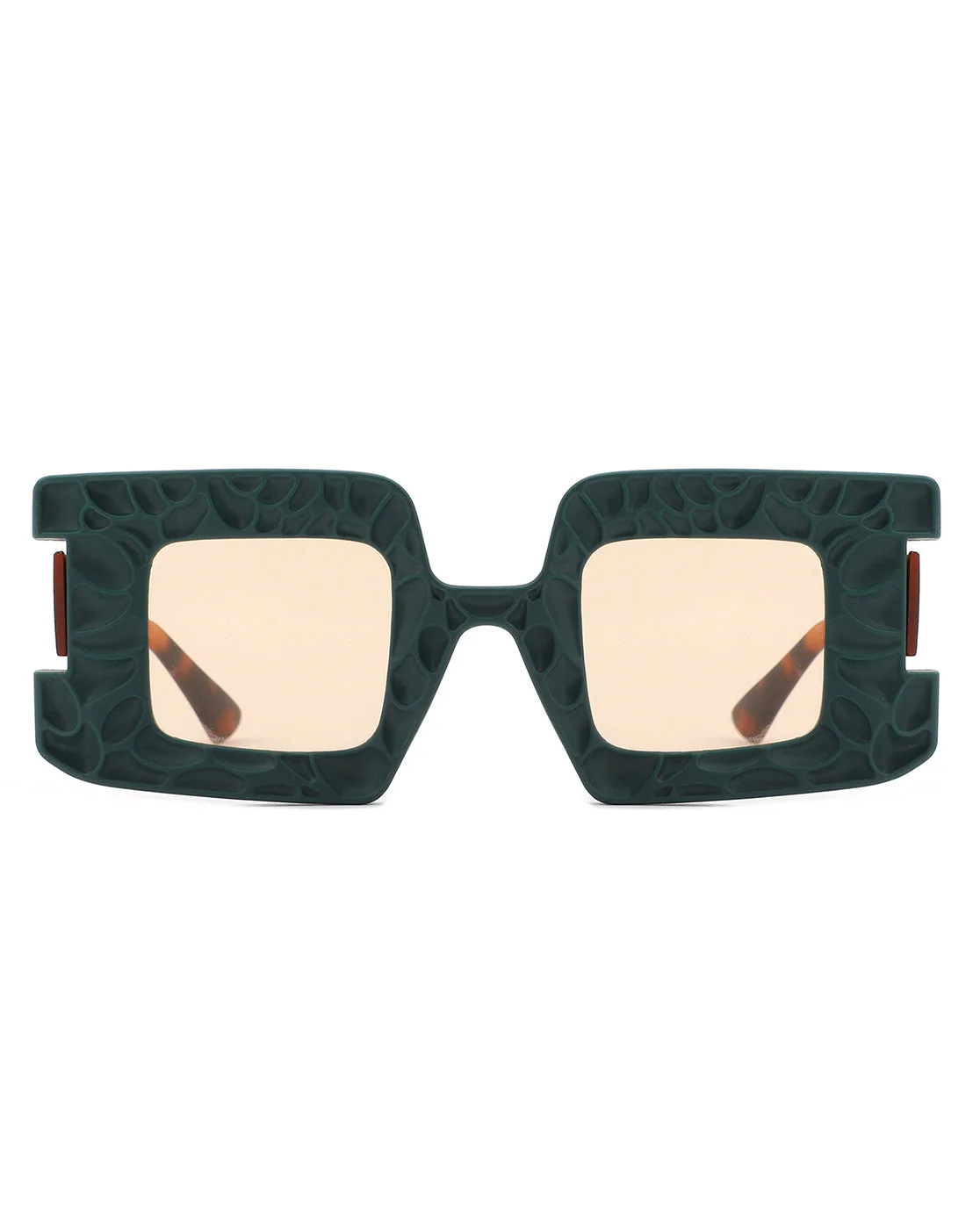 Pledge - Modern Chunky Geometric Square Fashion Sunglasses - Image 6