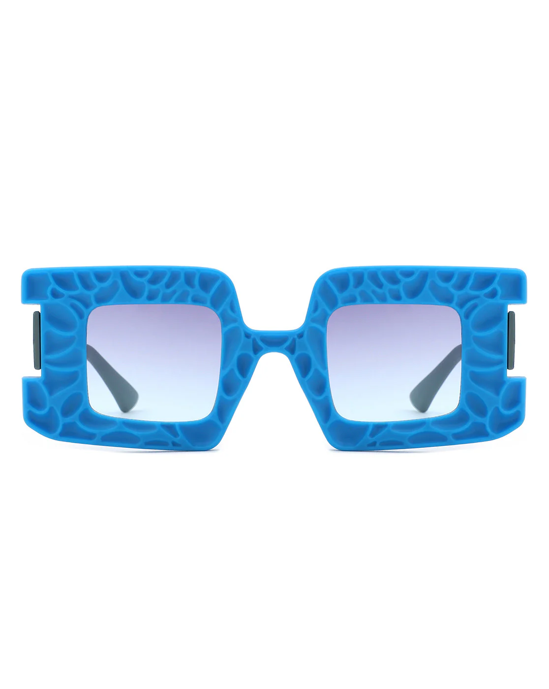 Pledge - Modern Chunky Geometric Square Fashion Sunglasses - Image 8
