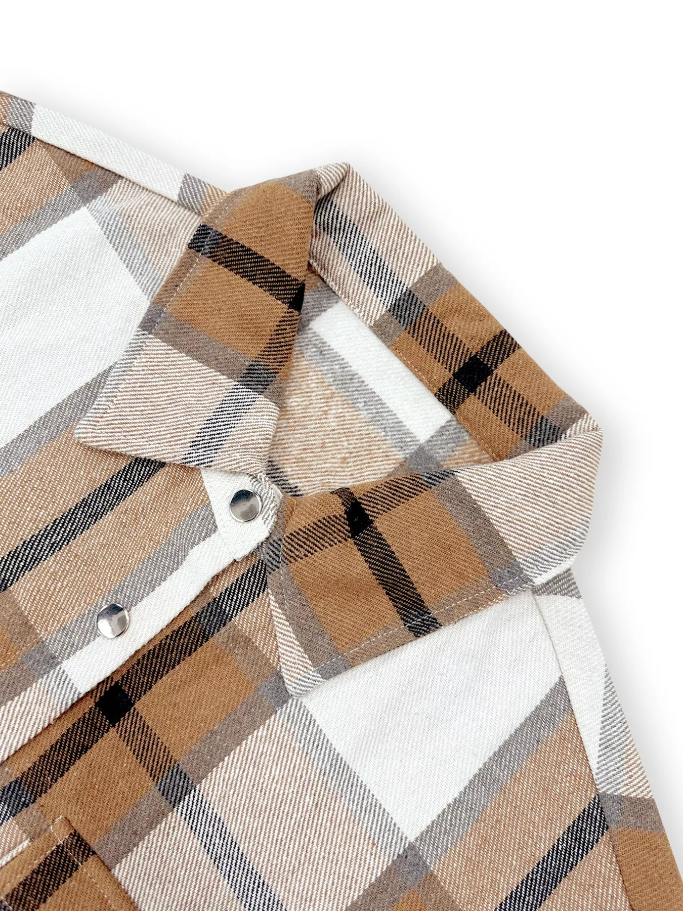Plus Size Casual Plaid Button-Down Shirt - Image 5