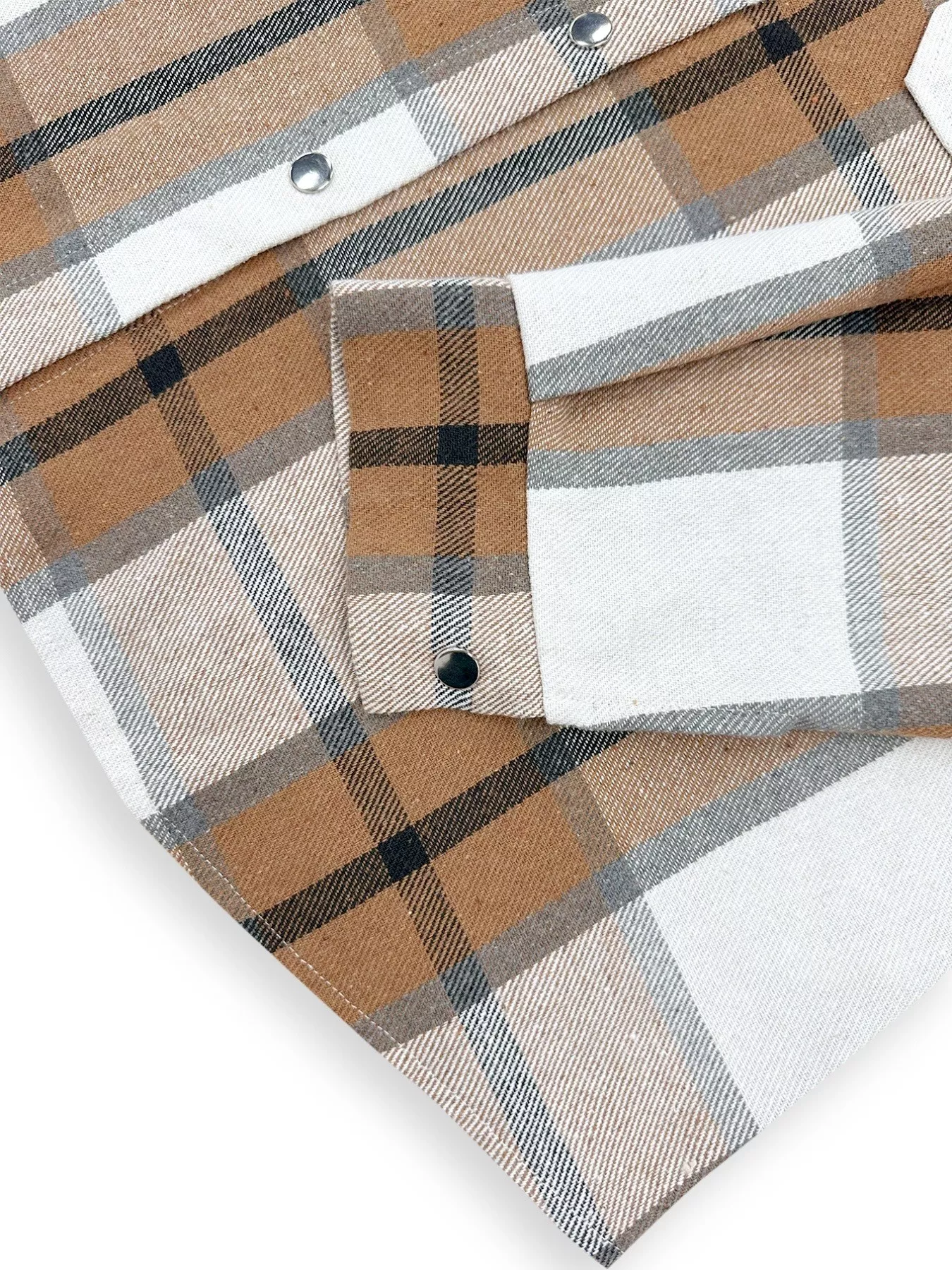 Plus Size Casual Plaid Button-Down Shirt - Image 6