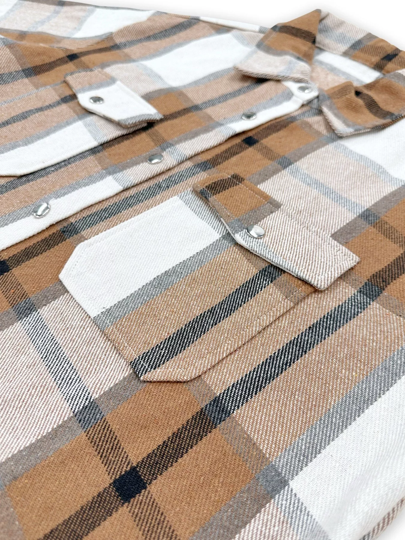 Plus Size Casual Plaid Button-Down Shirt - Image 7