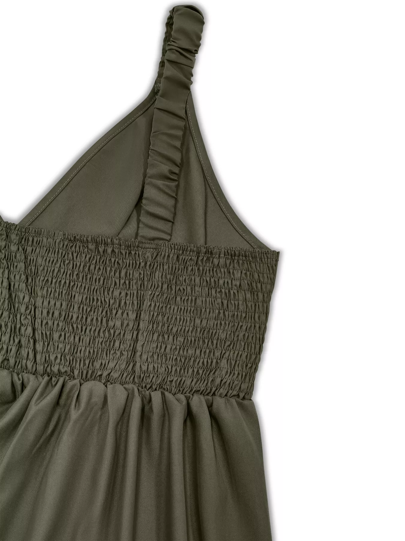 Plus Size Smocked Wide Leg Jumpsuit - Image 8