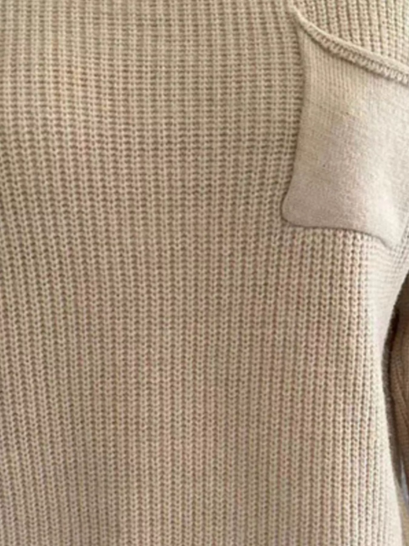 Pocket Detail Dropped Shoulder Sweater - Image 3