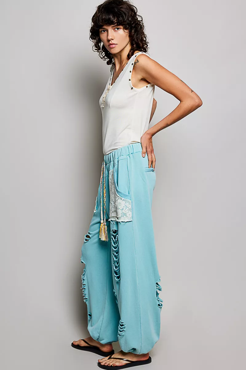 POL Studded Trim Button-Front Ruffle Detail Tank - Image 7