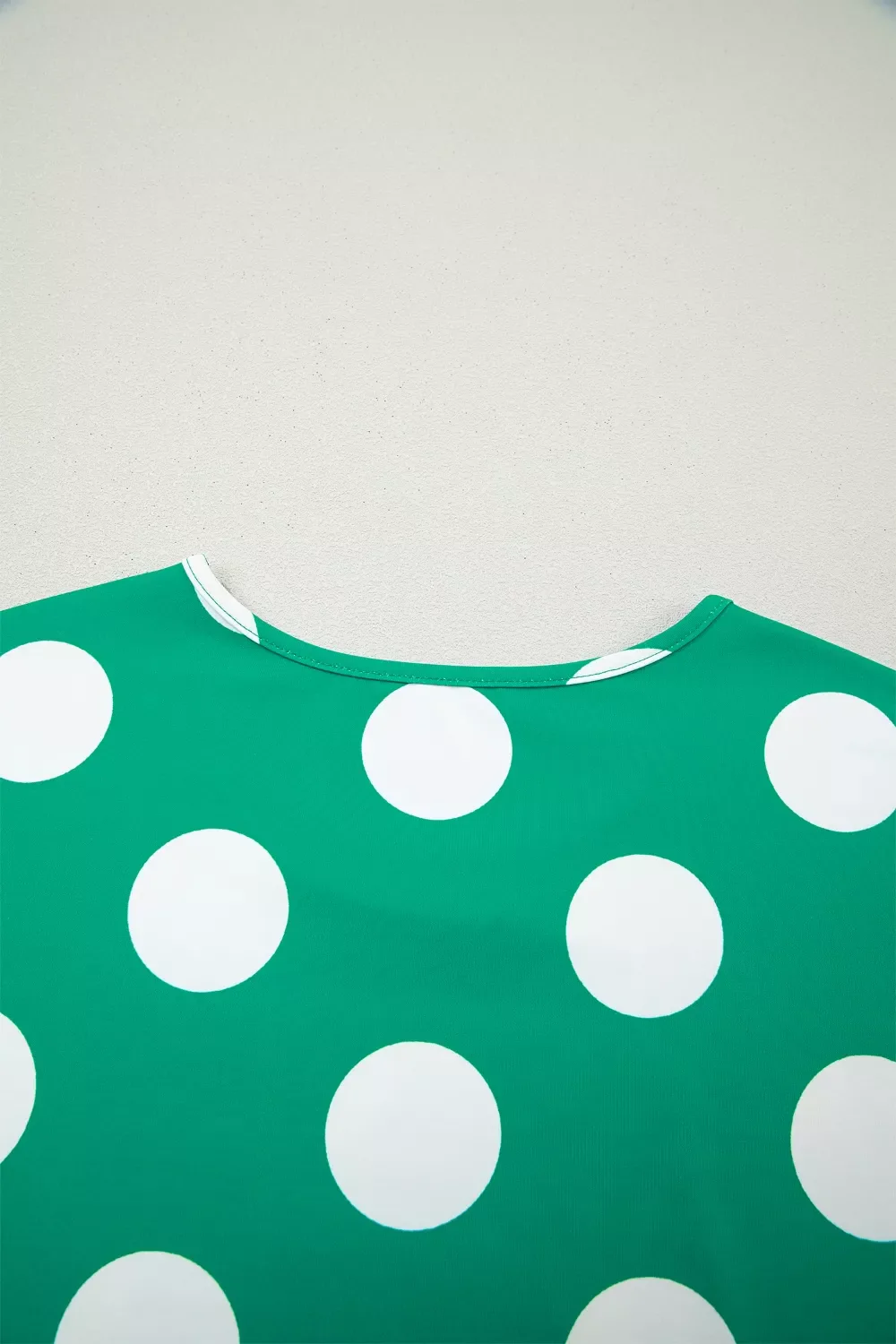 Polka Dot Print Cropped Tee Bodycon Skort 2pcs Set - Image 8