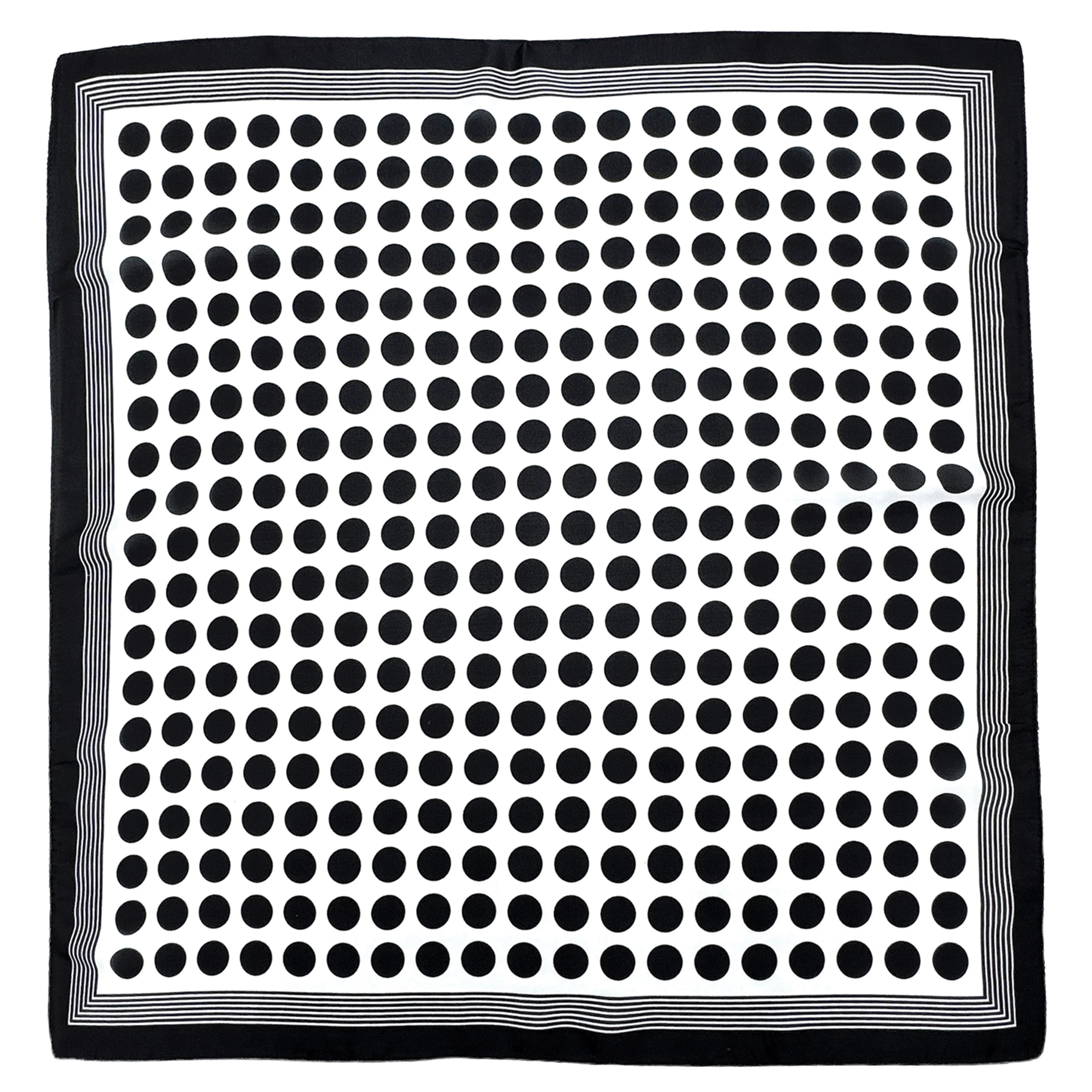 Polka Dot Print Square Scarf - Image 5