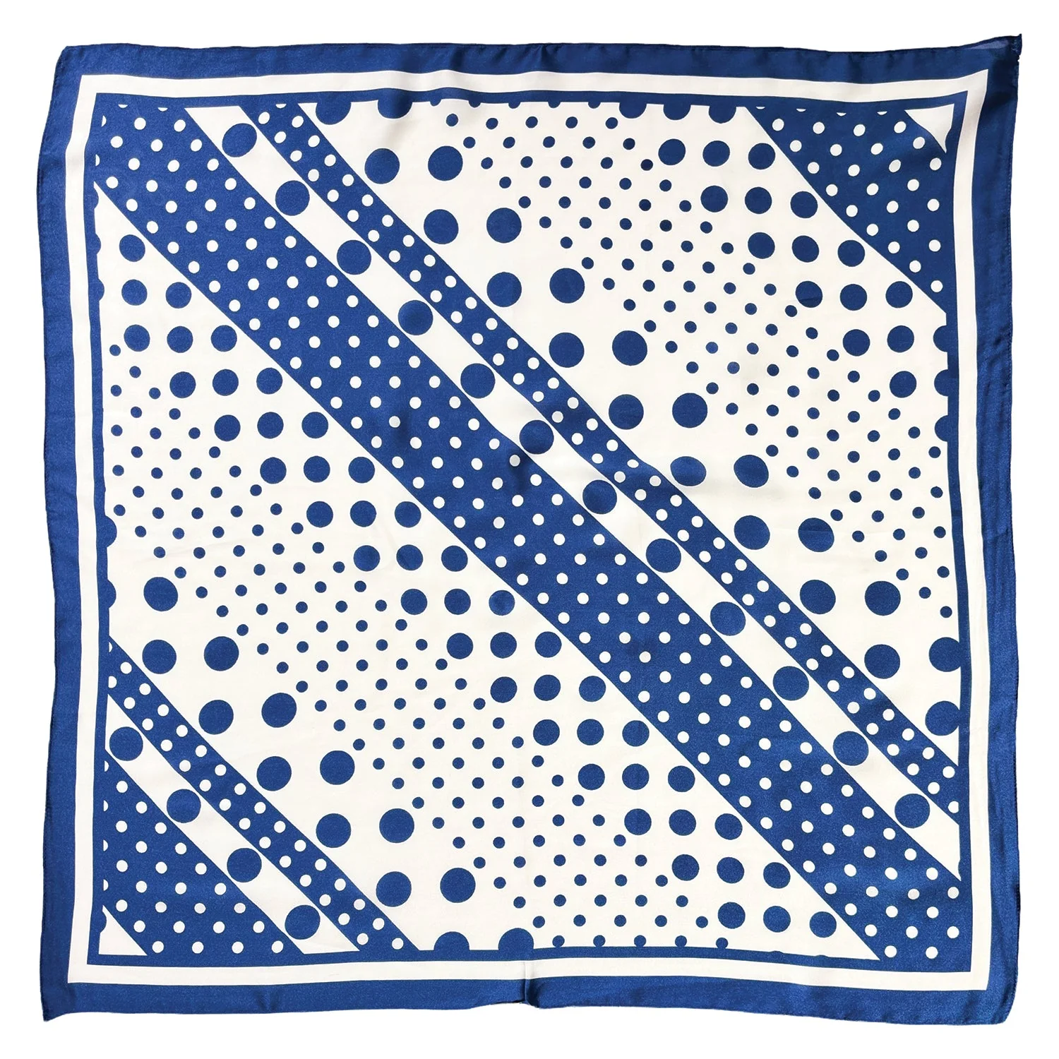 Polka Dot Print Square Scarf - Image 8