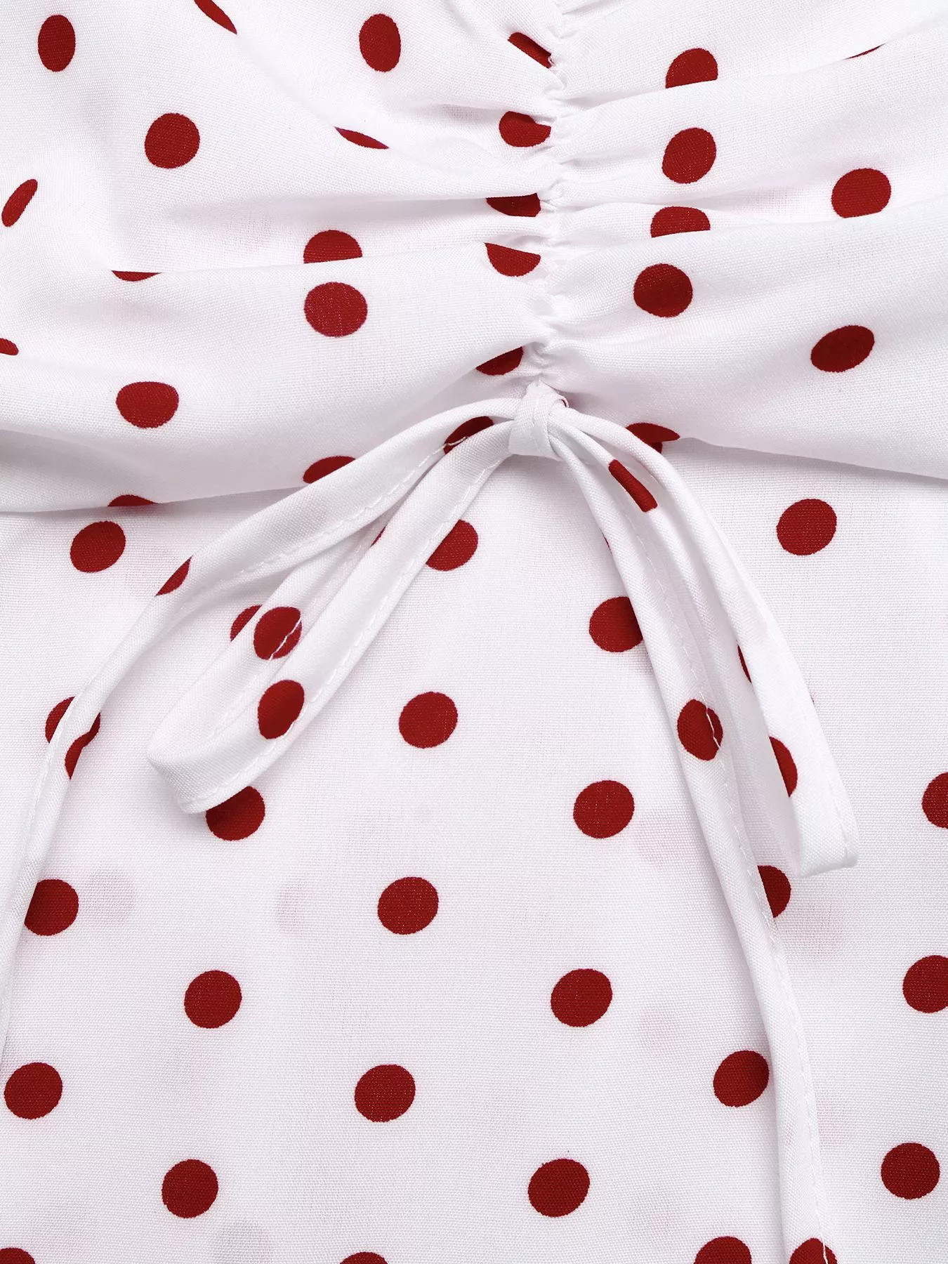 Polka Dot Ruched Cami - Image 7