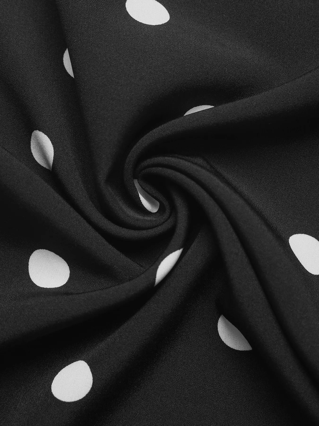 Polka Dot Strapless Wide Leg Jumpsuit - Image 10