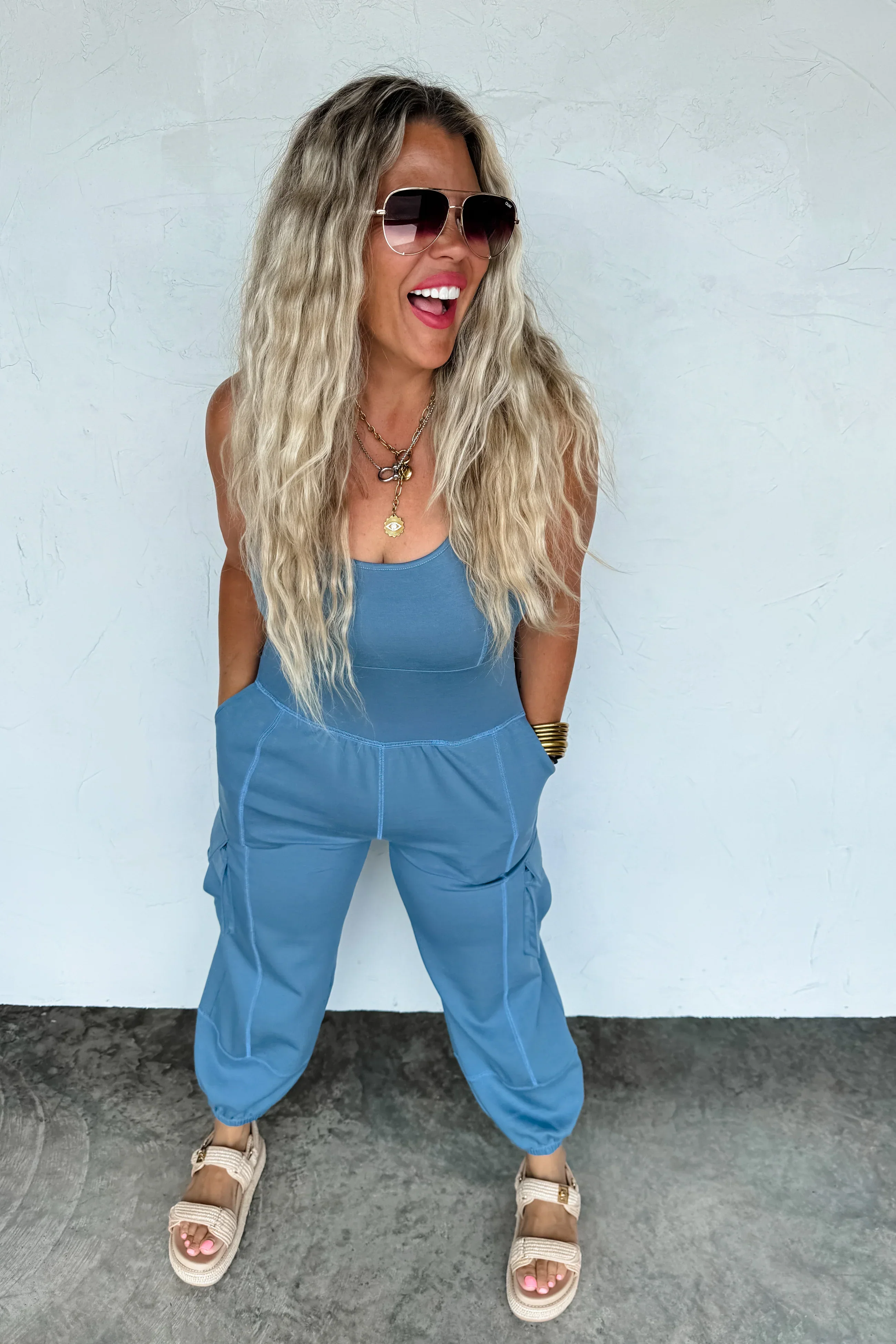PREORDER: All Set Tank Romper - Image 7