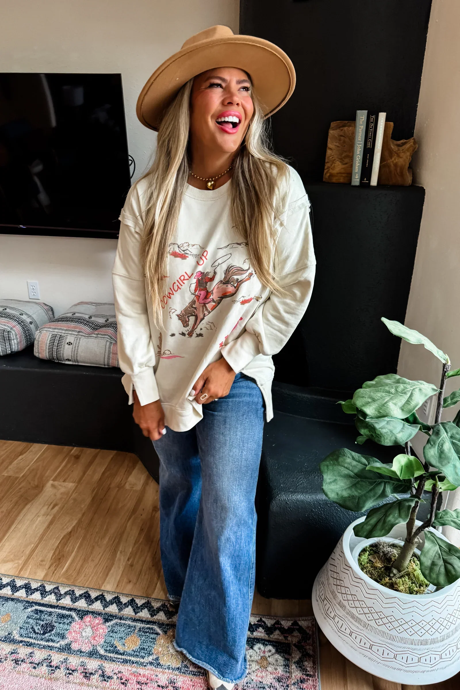 PREORDER: Ranch Girl Classic Crew Pullover - Image 5