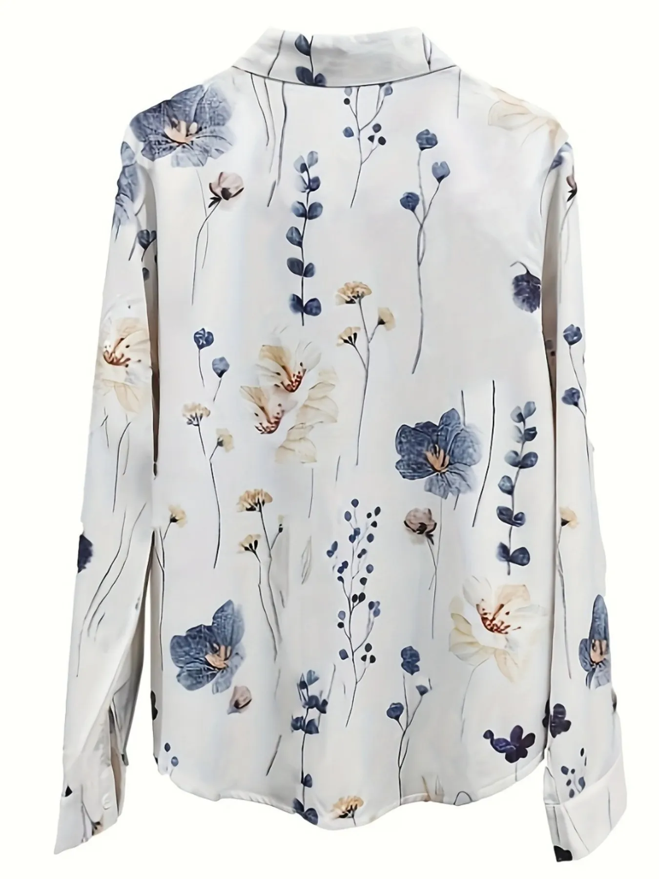 Printed Long Sleeve Blouse - Image 2