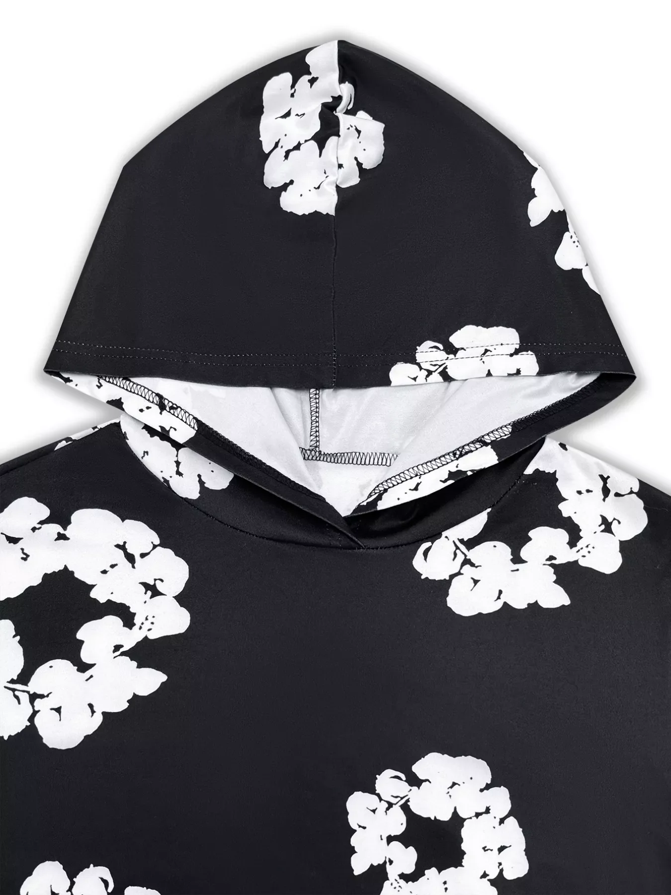 Printed Long Sleeve Hoodie and Pants Set - Image 2