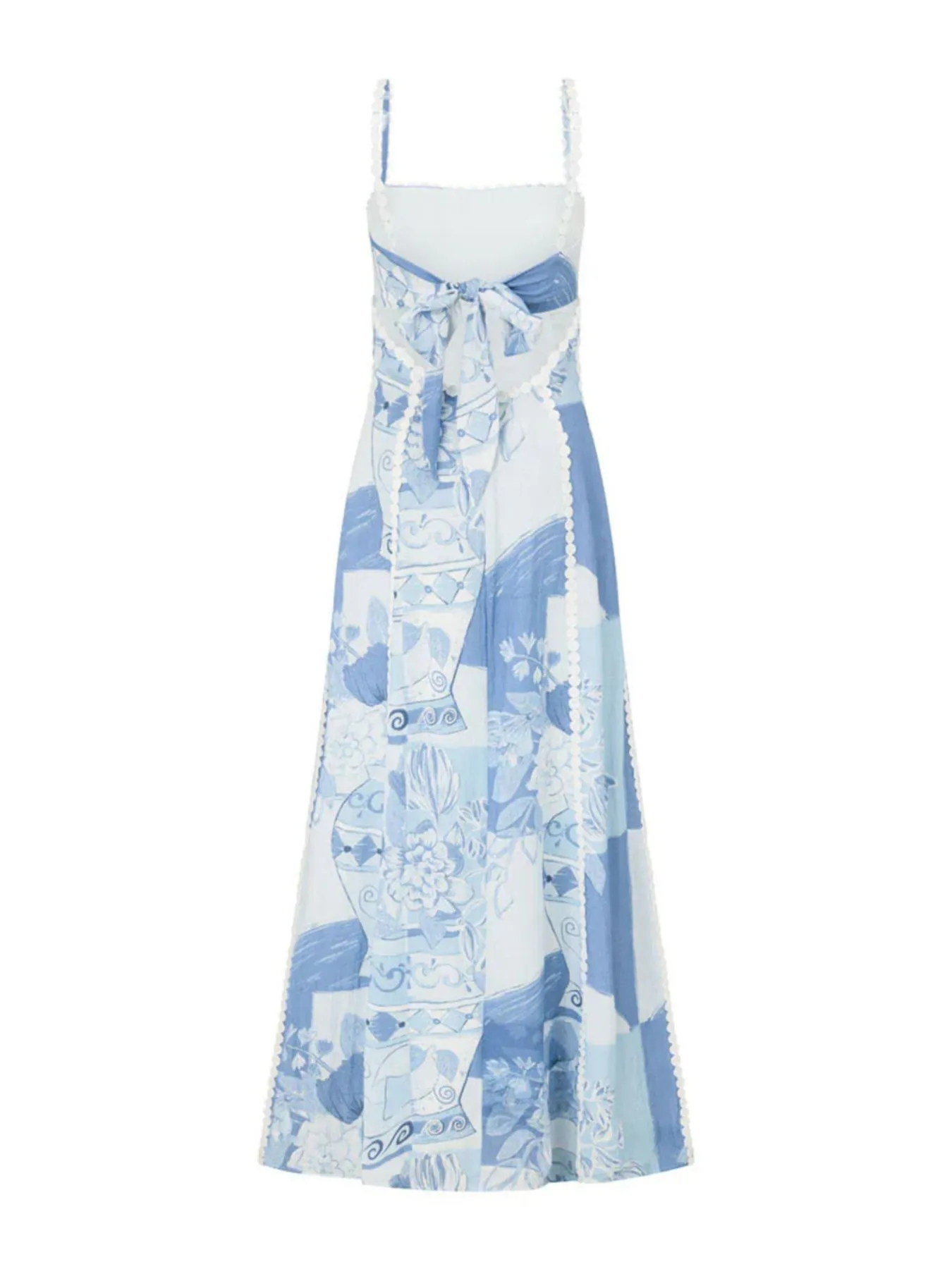 Printed Square Neck Cami Maxi Dress - Image 2