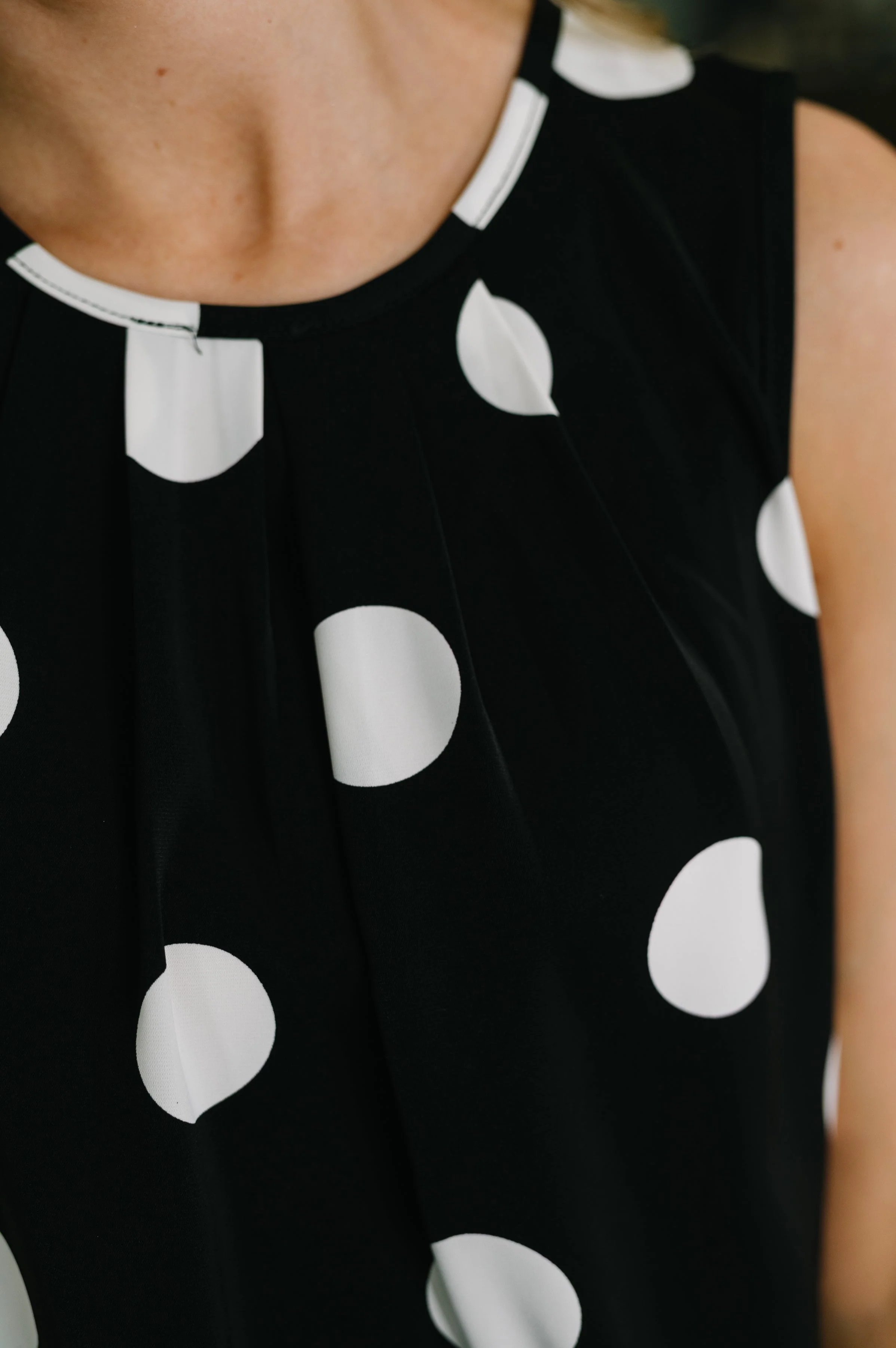 Pristine Condition Top and Bottom Polka Dot Set - Image 2