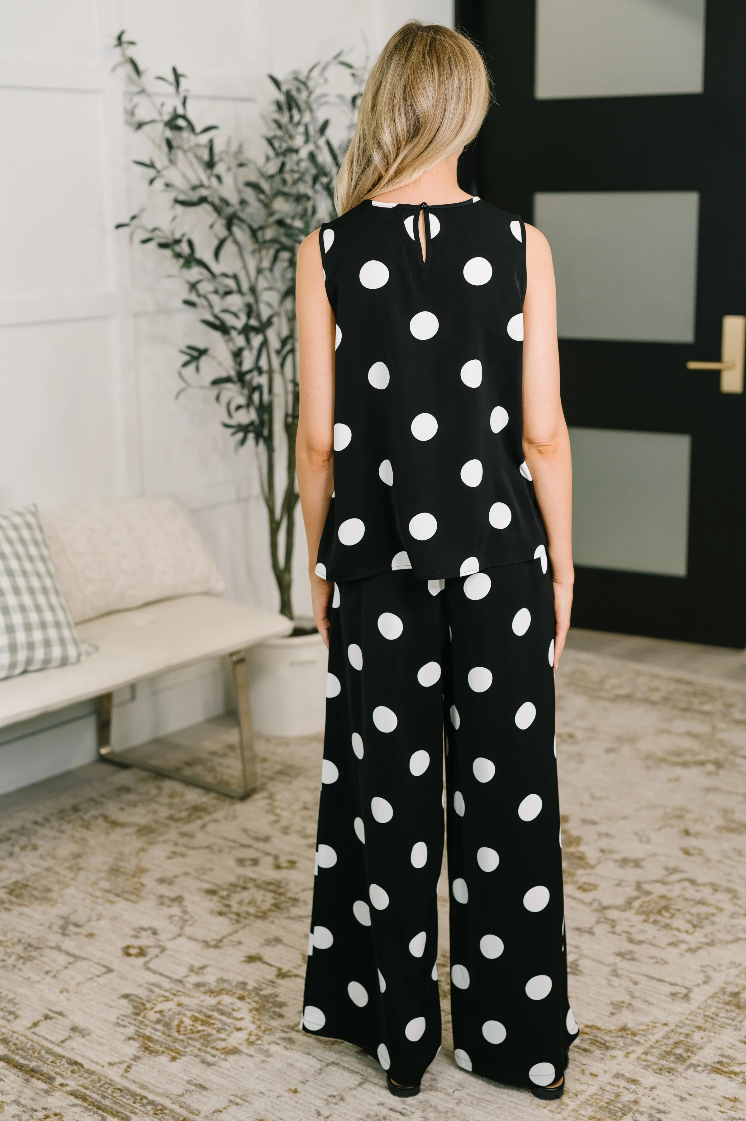 Pristine Condition Top and Bottom Polka Dot Set - Image 6