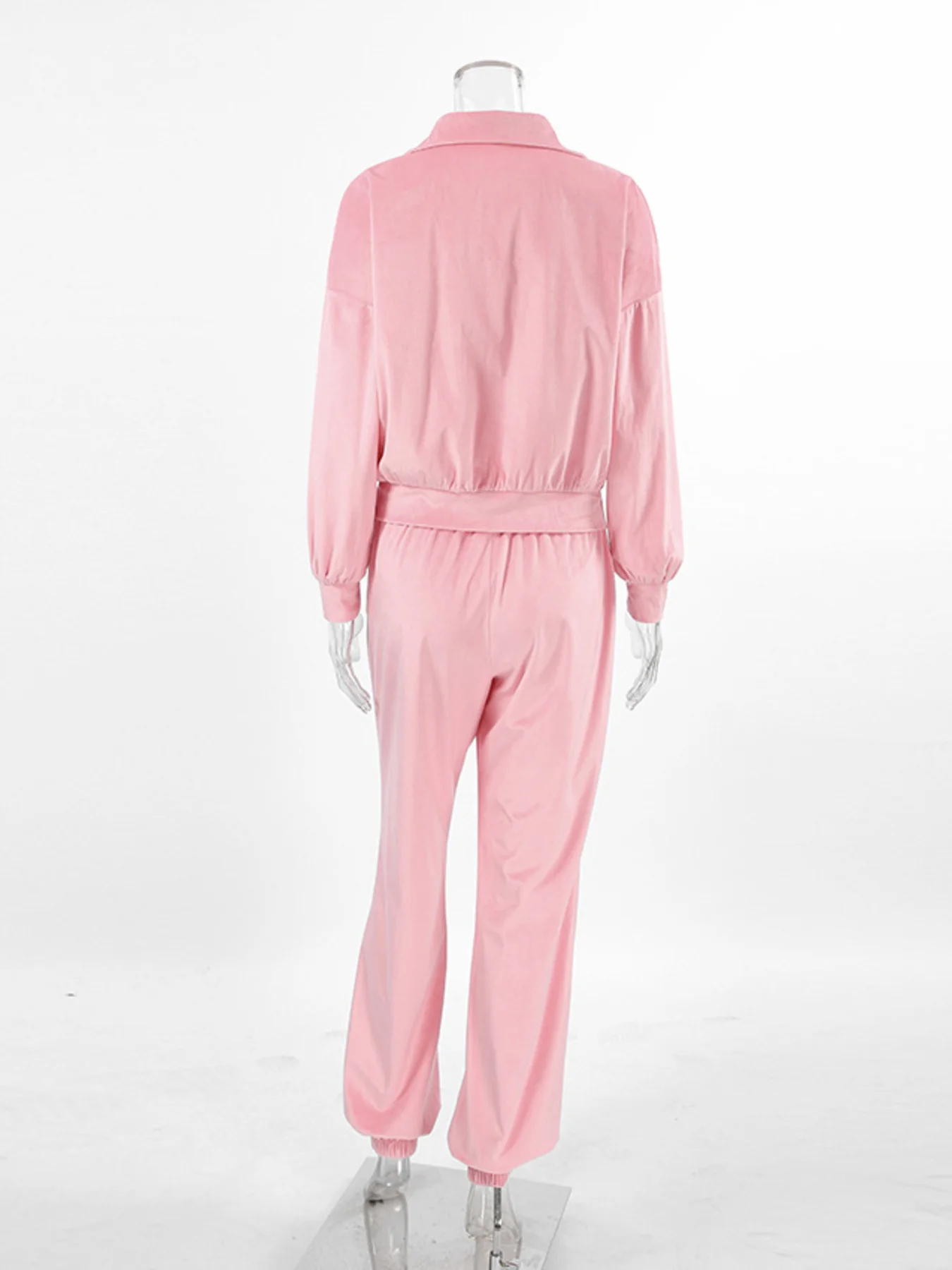 Quarter Zip Long Sleeve Top and Pants Set - Image 6