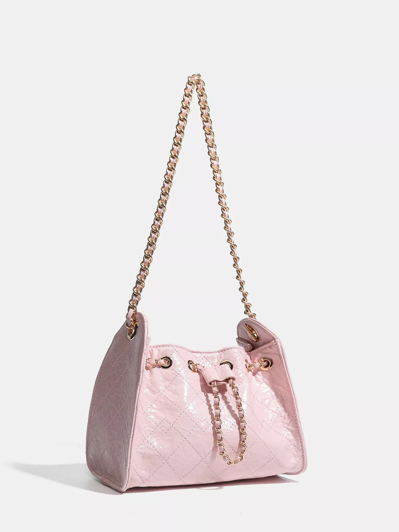Quilted Chain Crossbody Bag - Image 2