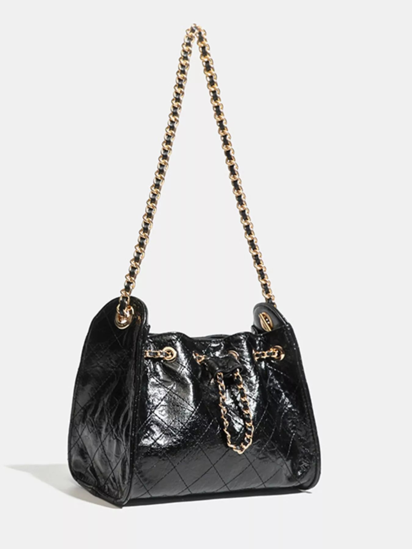 Quilted Chain Crossbody Bag - Image 4
