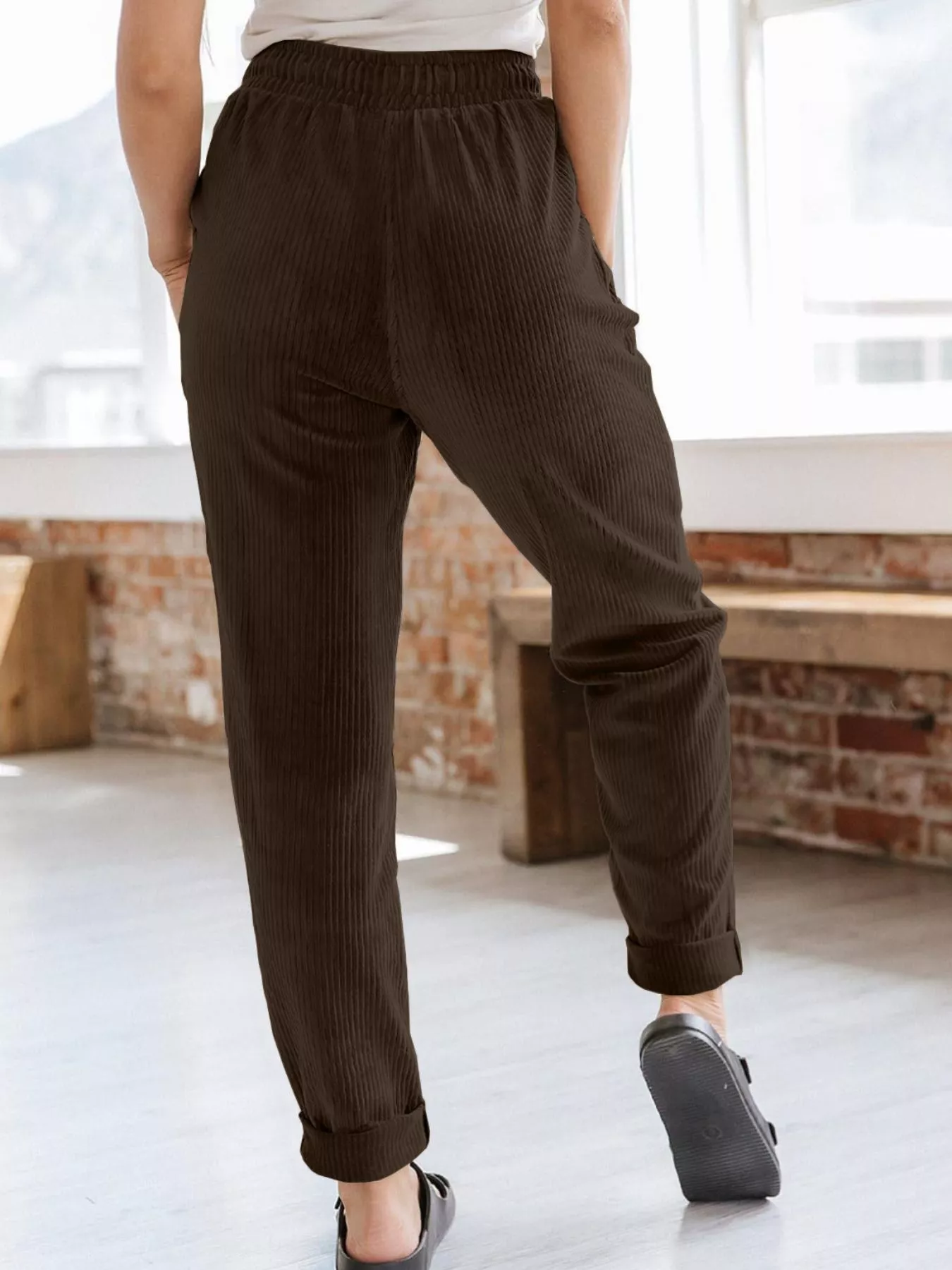 Relaxed Fit Corduroy Pants - Image 8