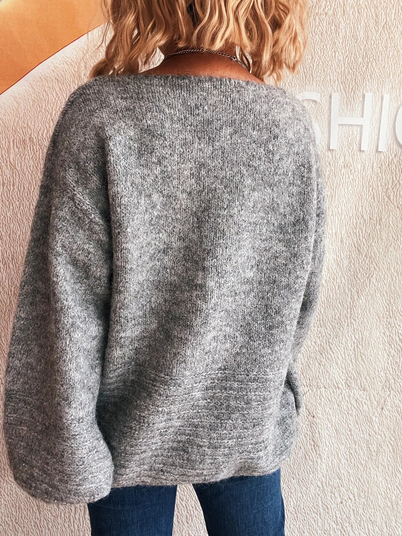 Relaxed Fit Round Neck Sweater - Image 17