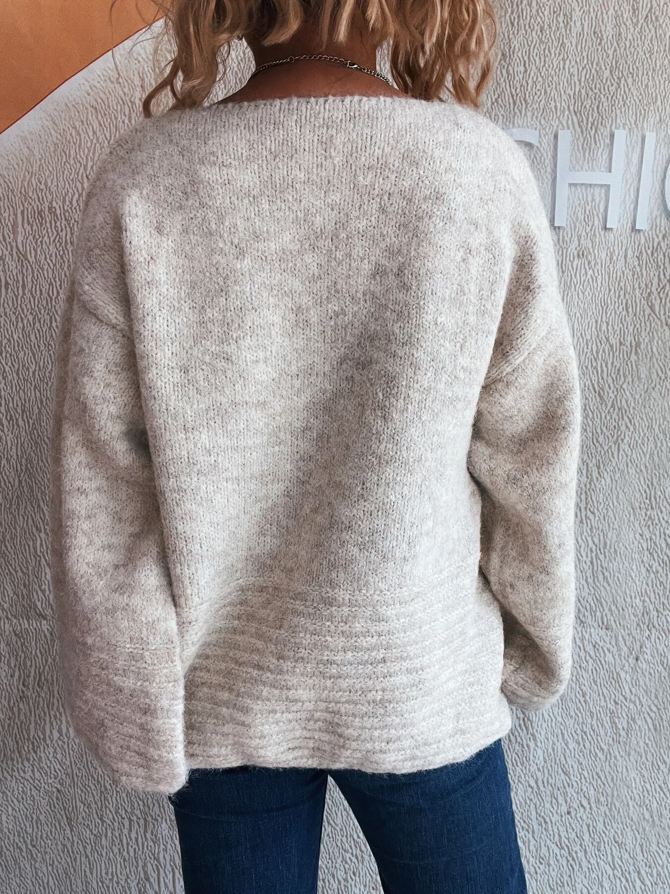 Relaxed Fit Round Neck Sweater - Image 22