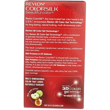 Revlon Colorsilk Beautiful Haircolor, Ammonia-free, Permanent Haircolor (Pack of 4) (#74 Medium Blonde) - Image 7