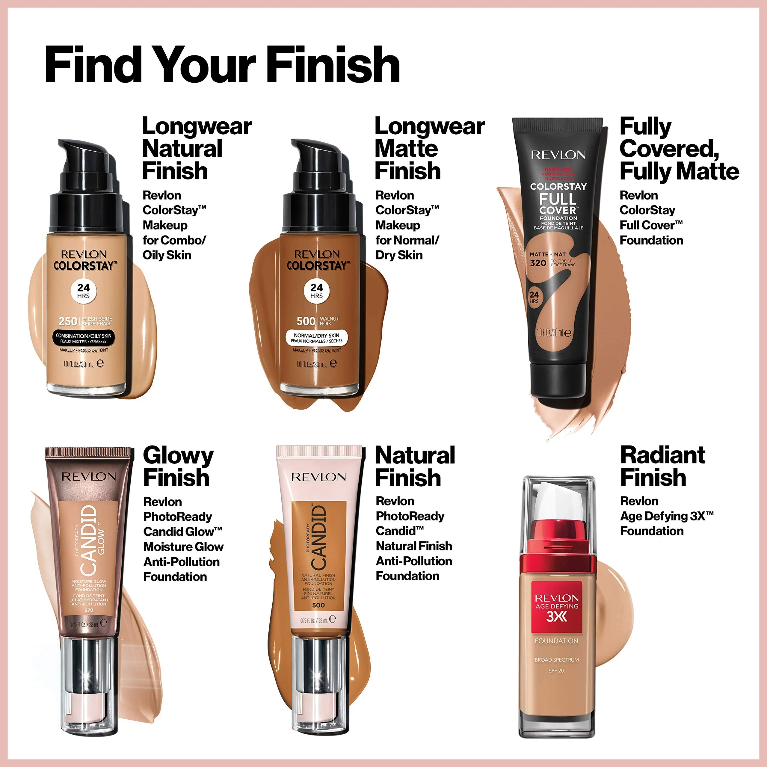 Revlon ColorStay Full Cover Longwear Matte Foundation, Heat & Sweat Resistant Lightweight Face Makeup - Image 37