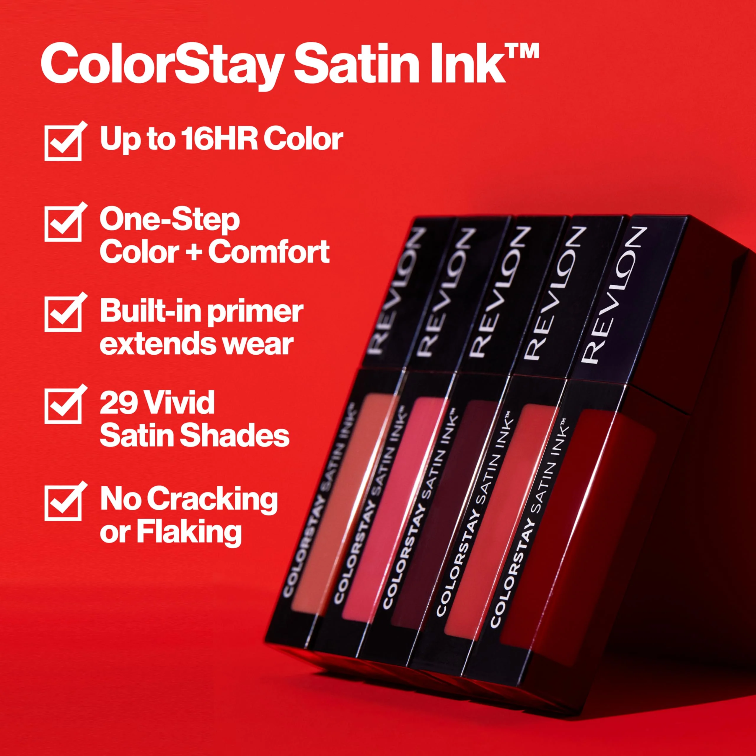 Revlon ColorStay Satin Ink Liquid Lipstick with Black Currant Seed Oil 0.17 fl - Image 12