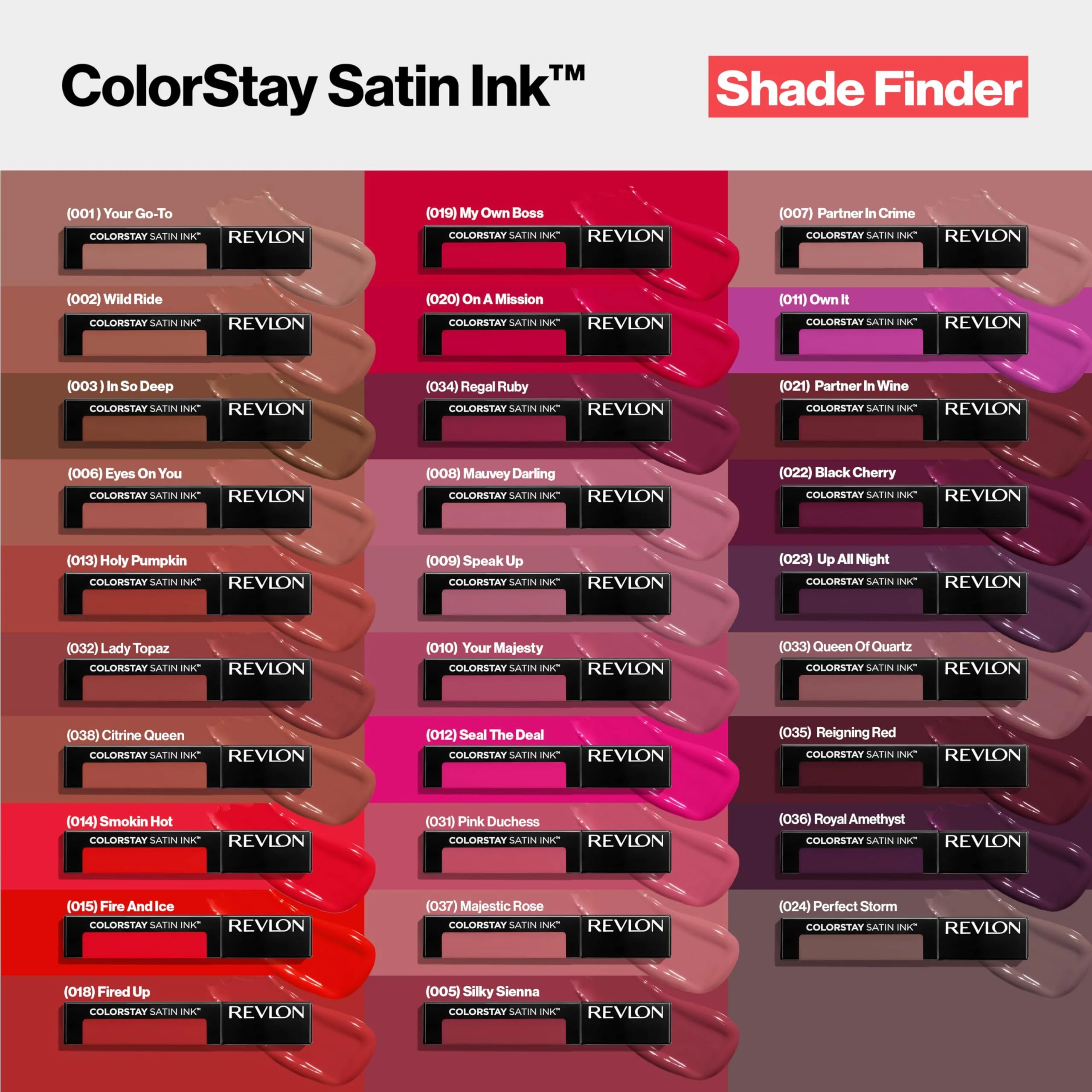 Revlon ColorStay Satin Ink Liquid Lipstick with Black Currant Seed Oil 0.17 fl - Image 17