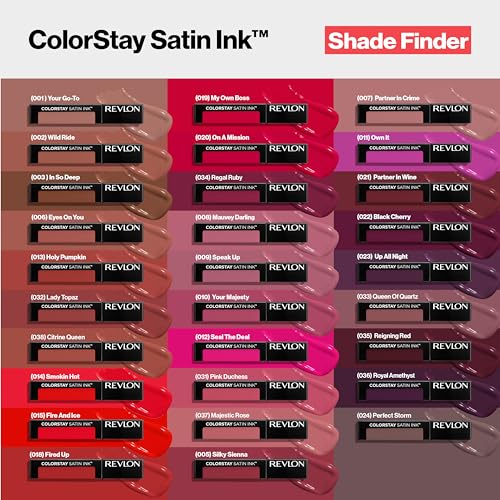Revlon ColorStay Satin Ink Liquid Lipstick with Black Currant Seed Oil 0.17 fl - Image 24