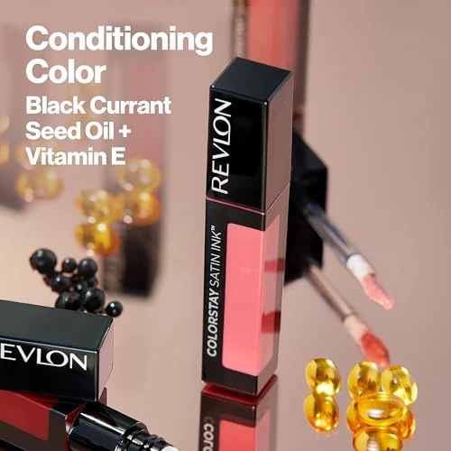 Revlon ColorStay Satin Ink Liquid Lipstick with Black Currant Seed Oil 0.17 fl - Image 25