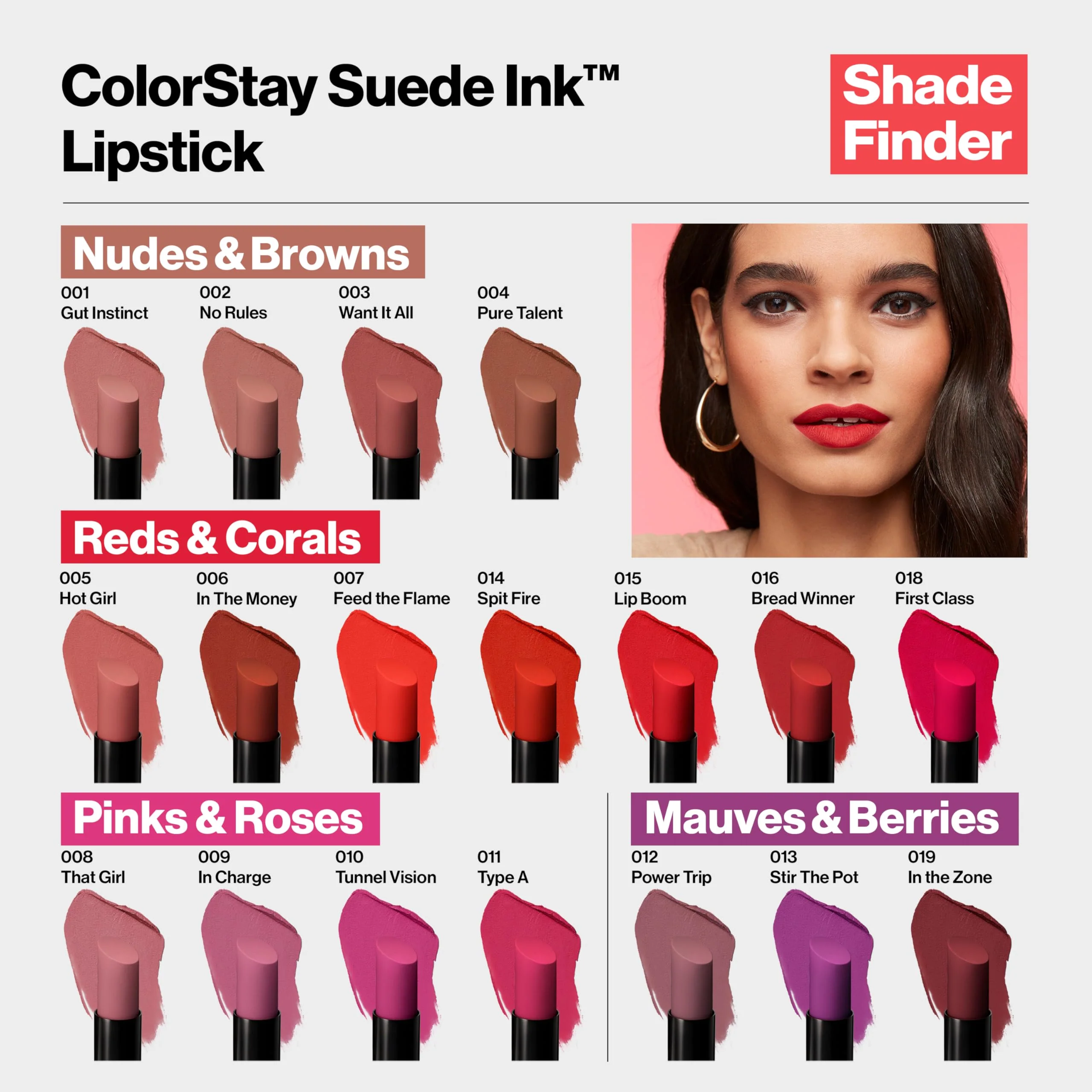 REVLON Lipstick, ColorStay Suede Ink, Built-in Primer - Image 86