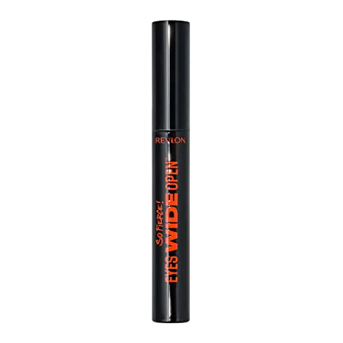Revlon So Fierce Eyes Wide Open Mascara with Push-up Brush, For Volumizing & High Lifting Eyelashes, Smudge-proof, Flake Resistant, 101 Blackest Black, 0.24 fl oz - Image 9