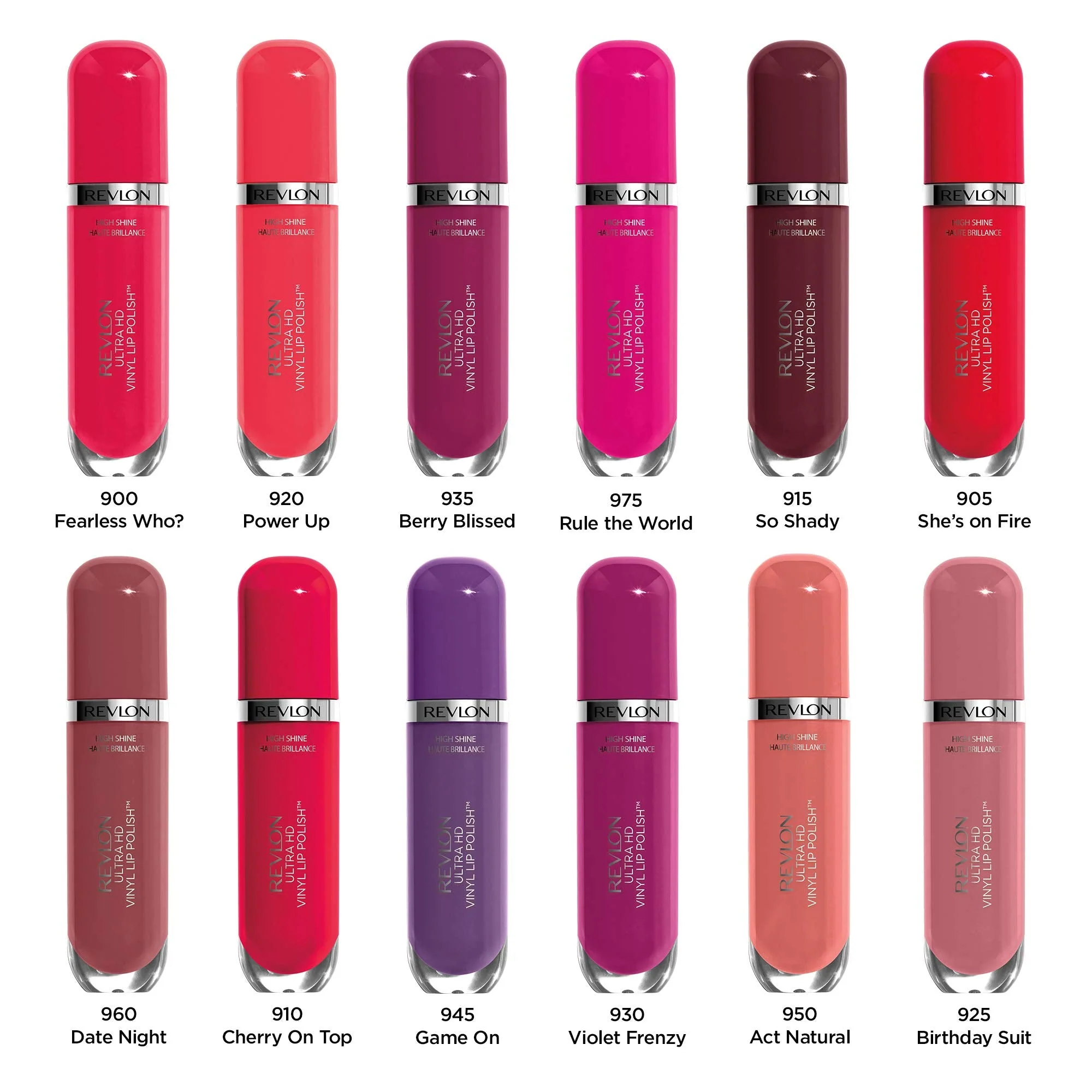 Revlon Ultra HD Vinyl Lip Polish, Liquid Lipstick - Image 44