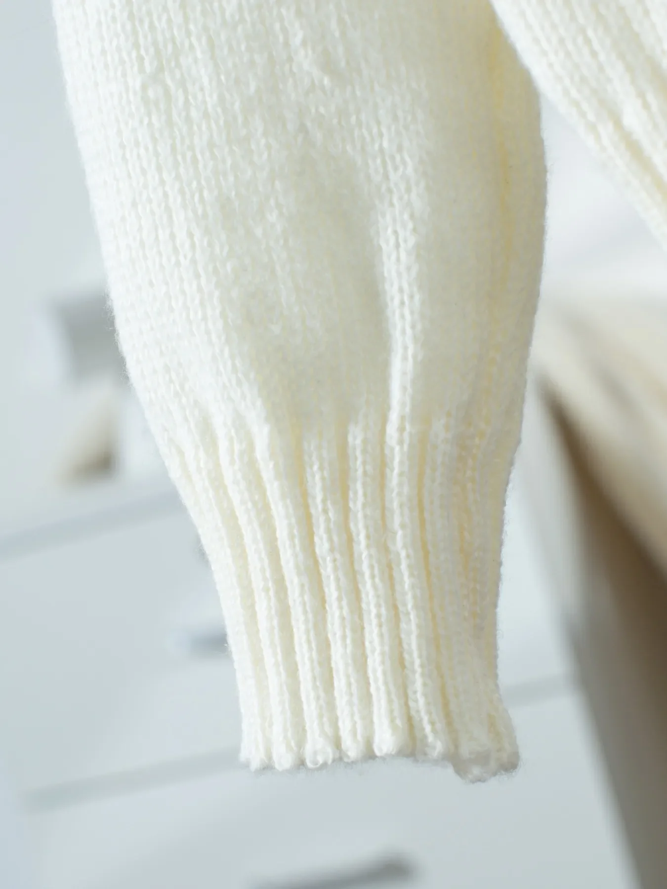 Ribbed Knit Boat Neck Sweater - Image 11