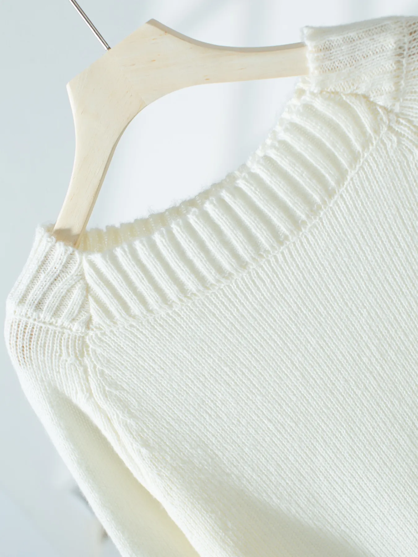 Ribbed Knit Boat Neck Sweater - Image 16