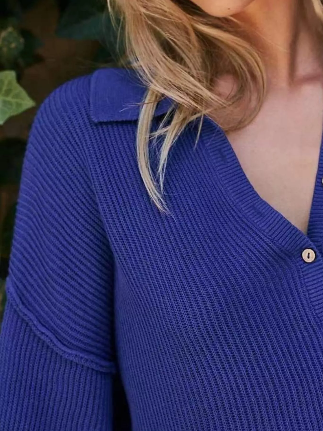 Ribbed Knit Long Sleeve Romper - Image 26