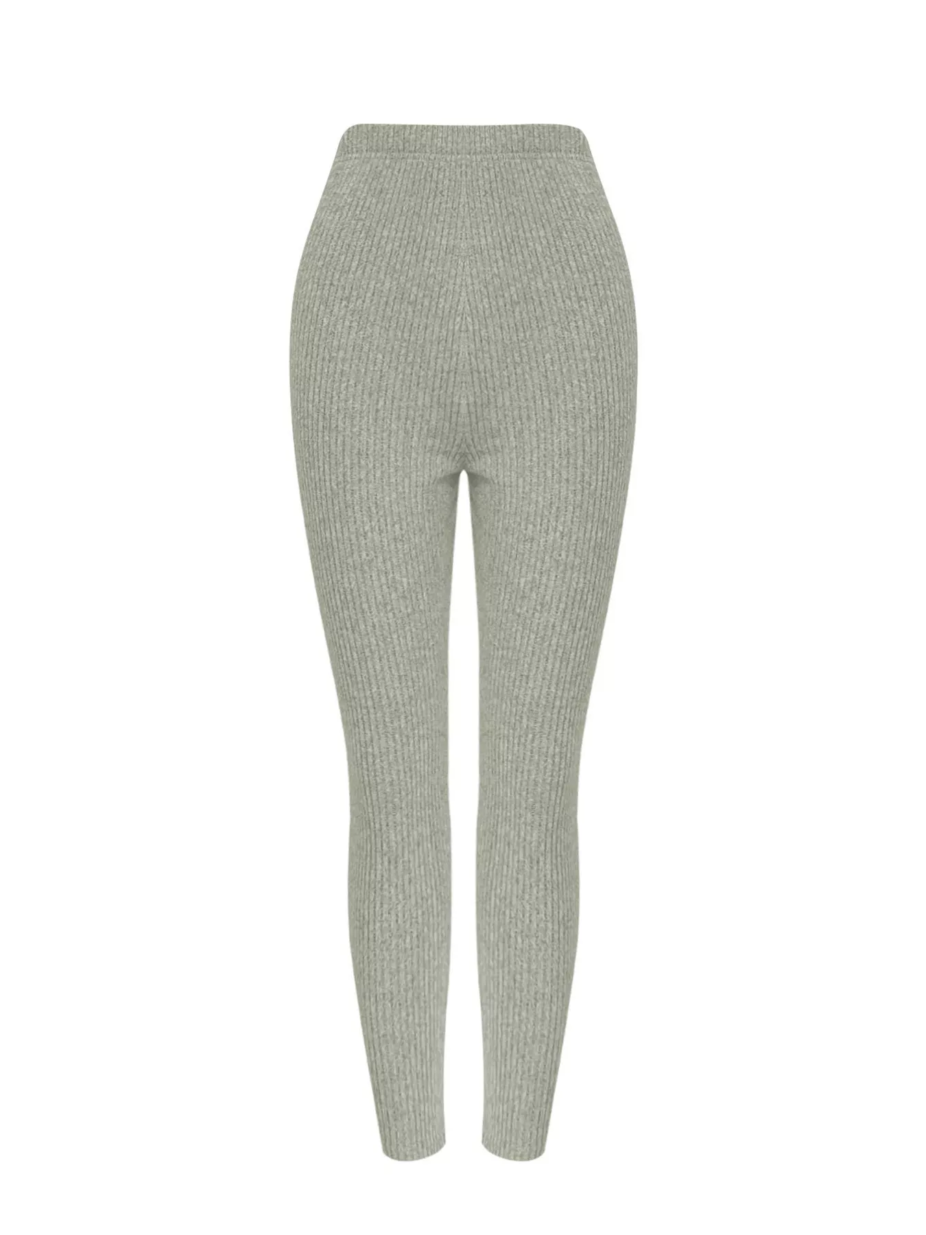 Ribbed Knit Long Sleeve Top and Pants Set - Image 18