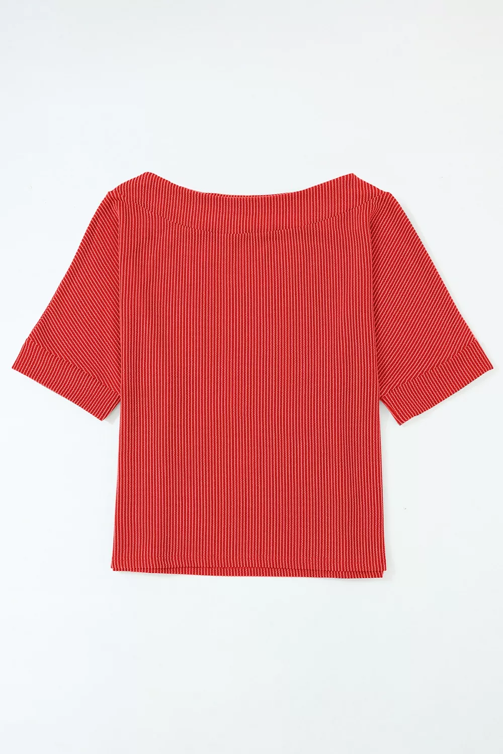 Ribbed Knit Off-Shoulder Blouse - Image 12