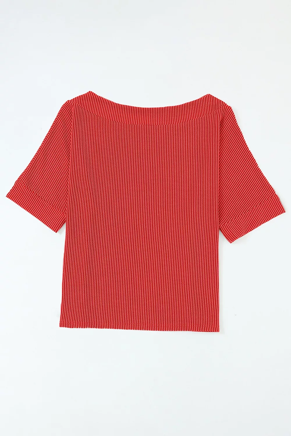 Ribbed Knit Off-Shoulder Blouse - Image 13