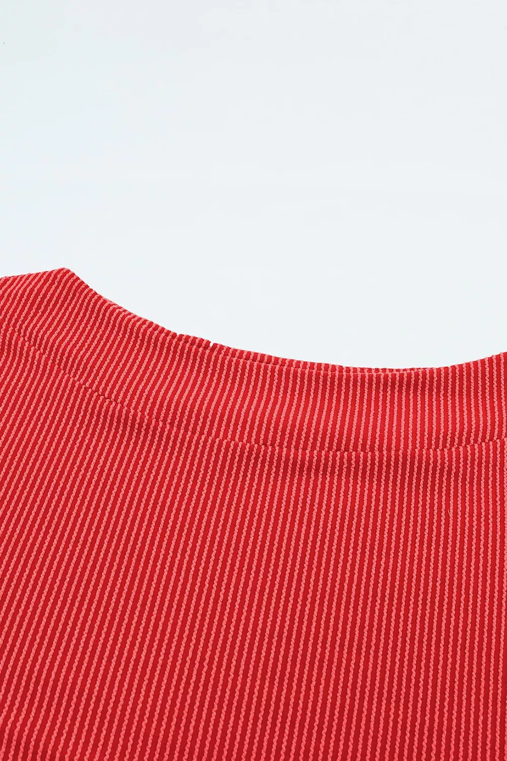 Ribbed Knit Off-Shoulder Blouse - Image 14