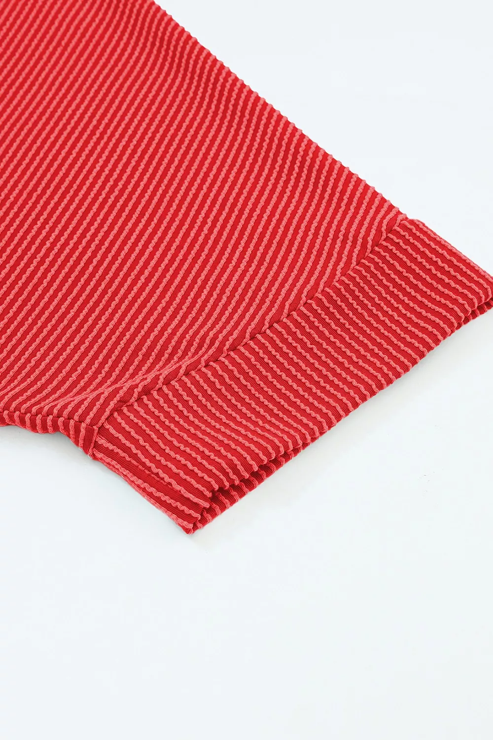 Ribbed Knit Off-Shoulder Blouse - Image 15